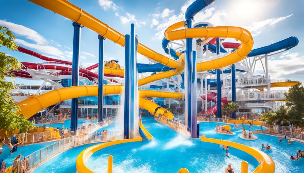 Aquapark auf der MSC World Europa