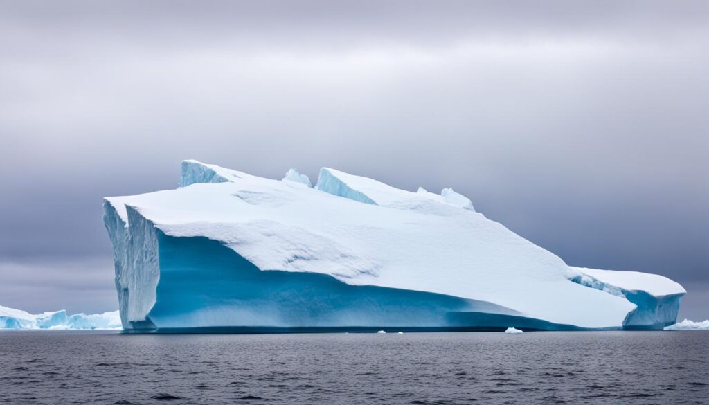 Eindrucksvolle Eisberge in der Antarktis