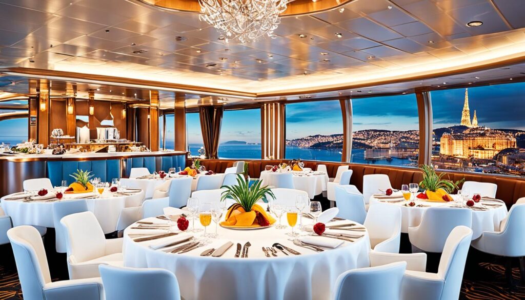 Gourmet-Restaurants auf der MSC World Europa