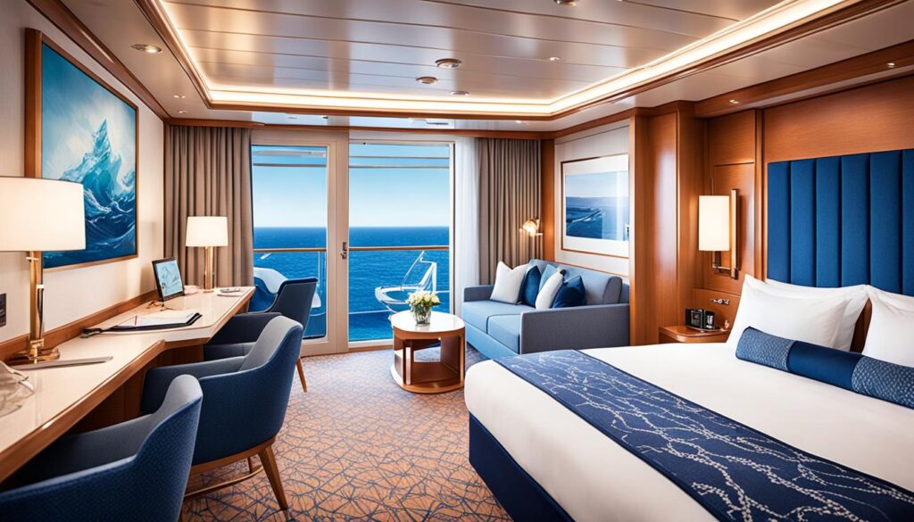 Luxuriöse Kabinen und Suiten auf Mein Schiff 7