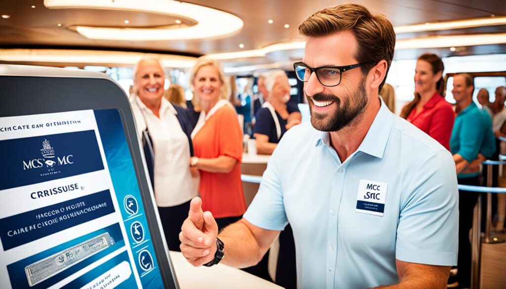 MSC Cruise Card Aktivierung