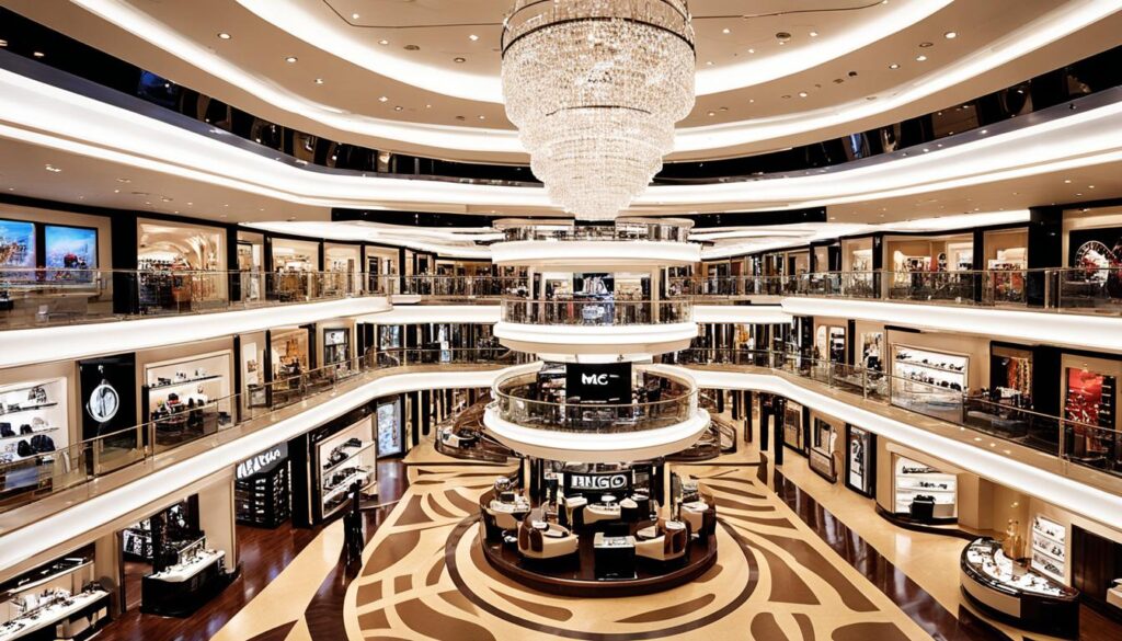 Shopping auf der MSC Musica